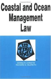 Tapa de Coastal and ocean management law in a nutshell