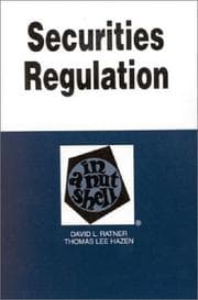 Tapa de Securities regulation in a nutshell