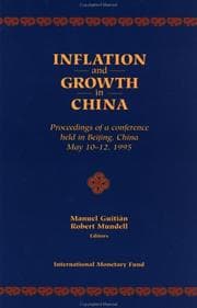 Tapa de Inflation and growth in China