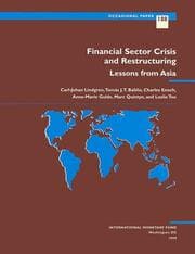 Tapa de Financial Sector Crisis and Restructuring