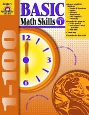 Tapa de Basic Math Skills, Grade 1