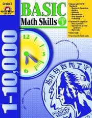 Tapa de Basic Math Skills, Grade 3