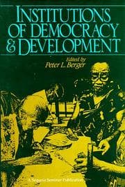 Tapa de Institutions of Democracy and Development (A Sequoia Seminar)