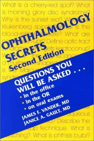 Tapa de Ophthalmology secrets