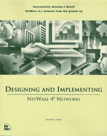 Tapa de NetWare 4 network design and implementation