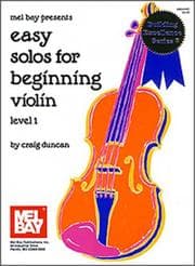 Tapa de Mel Bay Easy Solos for Beginning Violin (Building Excellence Series)