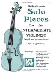 Tapa de Mel Bay Solo Pieces for the Intermediate Violinist