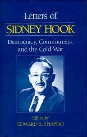 Tapa de Letters of Sidney Hook