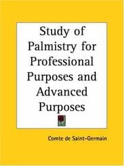 Tapa de Study of Palmistry for Professional Purposes and Advanced Purposes