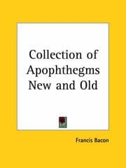 Tapa de Collection of Apophthegms New and Old