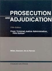 Tapa de Prosecution and Adjudication