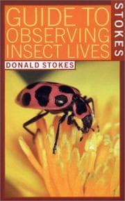 Tapa de Stokes Guide to Observing Insect Lives