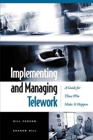 Tapa de Implementing and managing telework