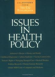 Tapa de Issues in health policy