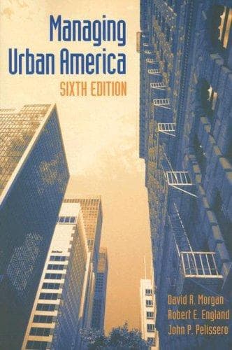 Tapa de Managing Urban America
