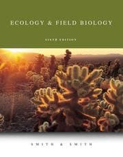 Tapa de Ecology & field biology