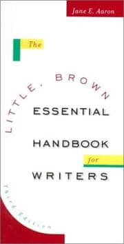 Tapa de The Little, Brown essential handbook for writers