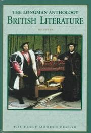 Tapa de The Longman anthology of British literature