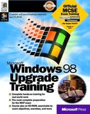 Tapa de Microsoft Windows 98 upgrade training kit.