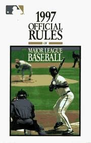 Tapa de Official Rules of Major League Baseball, 1997