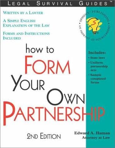 Tapa de How to form your own partnership