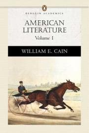 Tapa de American Literature, Volume I