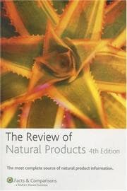 Tapa de Review of Natural Products