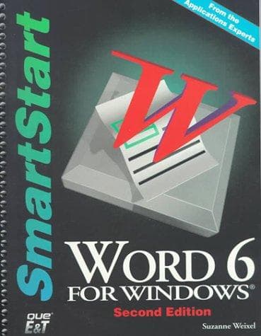 Tapa de Word 6 for Windows Smartstart (Smartstart (Oasis Press))