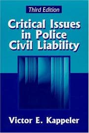 Tapa de Critical issues in police civil liability