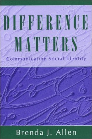 Tapa de Difference matters
