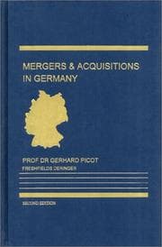 Tapa de Mergers and Acquisitions in Germany