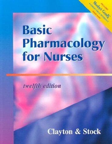 Tapa de Basic pharmacology for nurses
