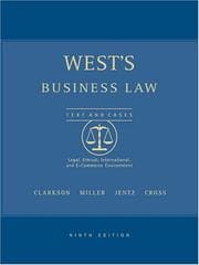 Tapa de West's business law