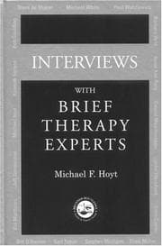 Tapa de Interviews With Brief Therapy Experts