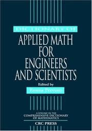 Tapa de Dictionary of Applied Math for Engineers and Scientists (Comprehensive Dictionary of Mathematics)