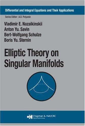 Tapa de Elliptic theory on singular manifolds