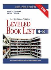 Tapa de The Fountas & Pinnell Leveled Book List, K-8, 2006-2008 Edition (The Fountas & Pinnell Leveled Book List, K-8)