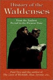 Tapa de History of the Waldenses from the Earliest Period to the Present Time
