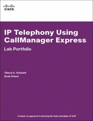 Tapa de IP telephony using CallManager express lab portfolio