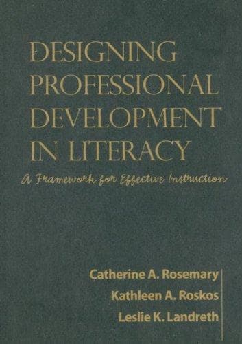 Tapa de Designing professional development in literacy