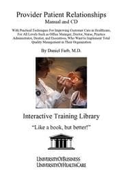 Tapa de Provider Patient Relationships Manual and CD
