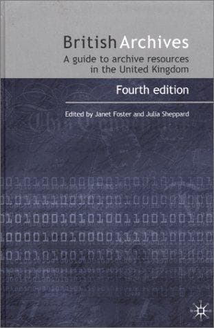 Tapa de British archives