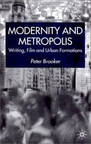 Tapa de Modernity and metropolis