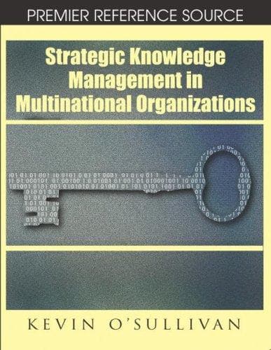 Tapa de Strategic Knowledge Management in Multinational Organizations