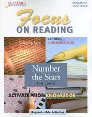 Tapa de Number the Stars Reading Guide (Saddleback's Focus on Reading Study Guides)