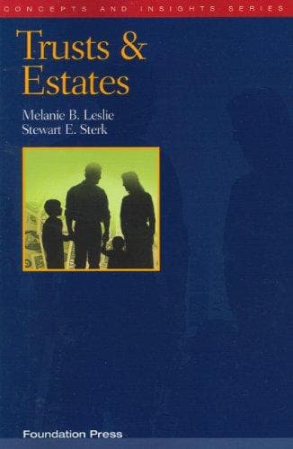 Tapa de Trusts and estates