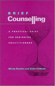 Tapa de Brief Counselling