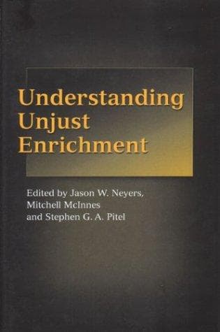 Tapa de Understanding unjust enrichment