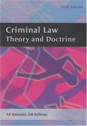 Tapa de Criminal Law