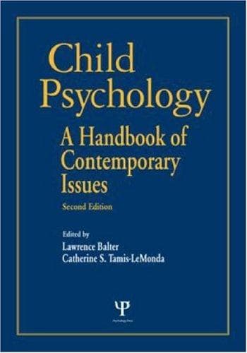 Tapa de Child psychology